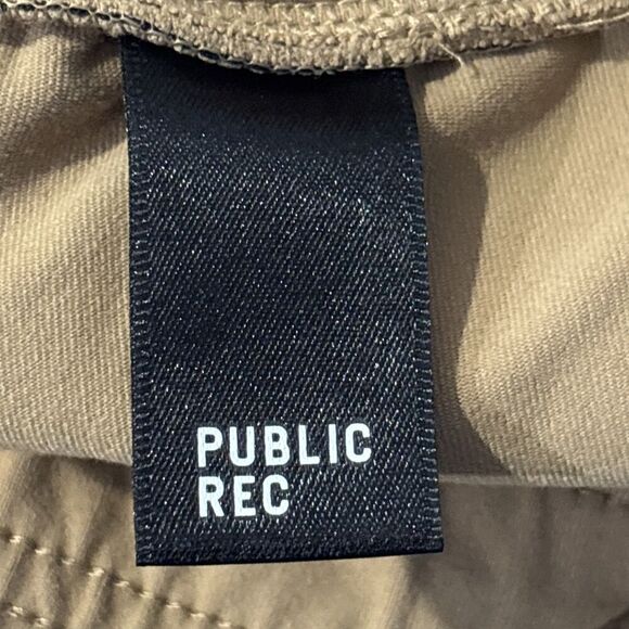 Public Rec Men’s Khaki Tan All Day Every Day Pants Size 42 x 30 Stretch Pockets - Picture 13 of 15